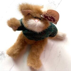 Vintage TY Collectible Plush Pouncer Attic Cat #6011 Treasure Collection animal
